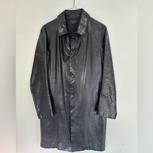 Rugby North America men’s black leather jacket xs chest 38”